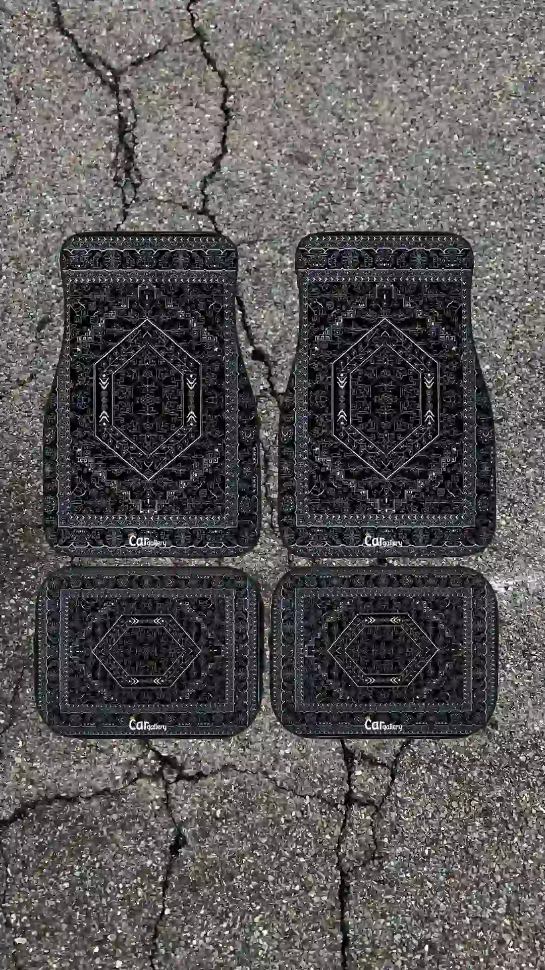کفپوش طرح فرش مشکی (BLACK) - Image 1