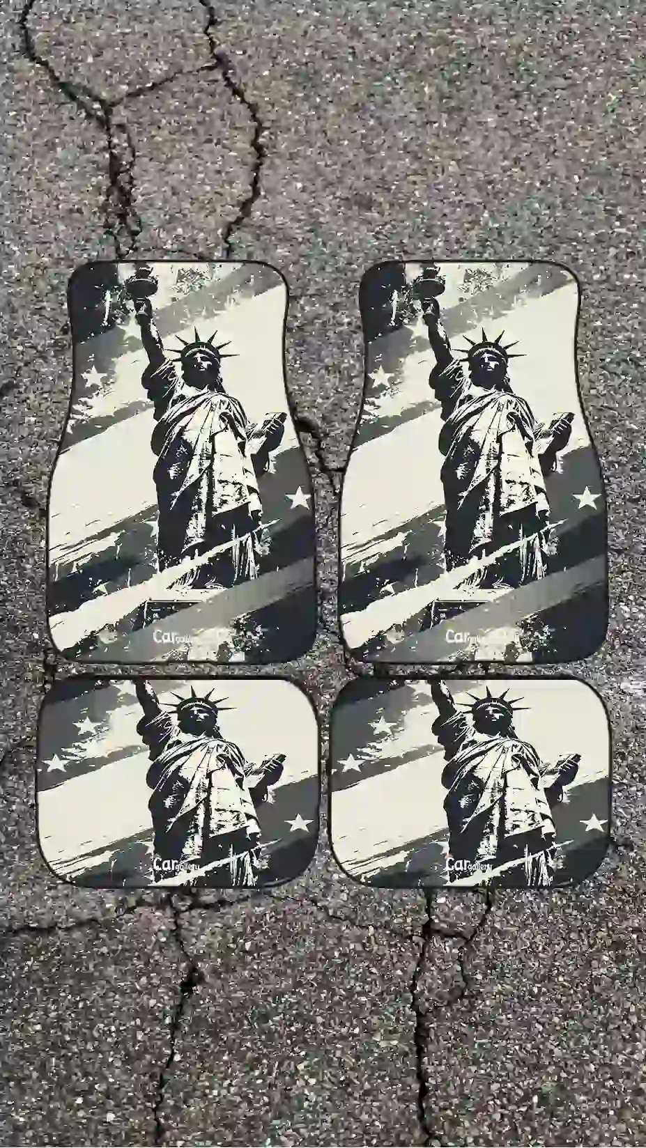2 کفپوش طرح مجسمه آزادی - Image 1