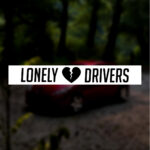 ویندشیلد طرح LONELY DRIVERS