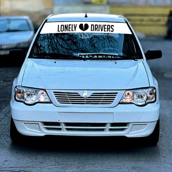 ویندشیلد طرح LONELY DRIVERS - Image 2
