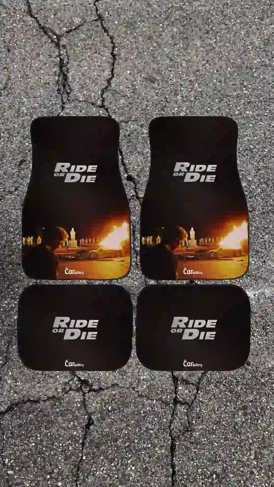 کفپوش طرح RIDE OR DIE - Image 1