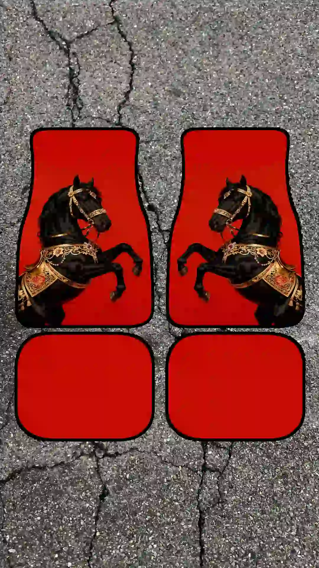 82 کفپوش طرح Black horse - Image 1