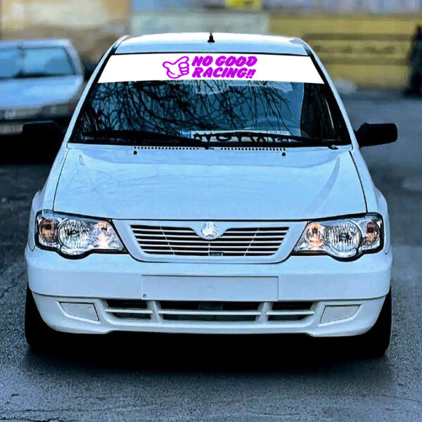 ویندشیلد طرح NO GOOD RACING - Image 2